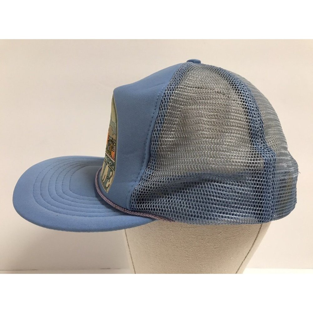 Vintage Seattle Washington Tourist Blue Snapback Hat - Picture 5 of 8